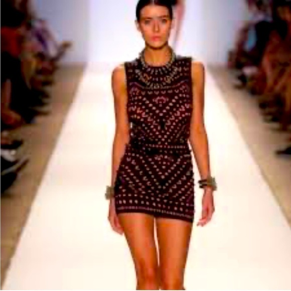 Mara Hoffman Laser Cut Dress in Black M/L - Picture 1 of 12